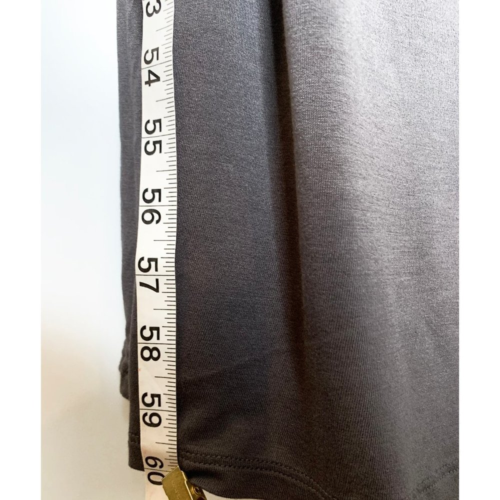Spaghetti-Strap Maternity Grey Maxi Dress - Picture 3 of 8